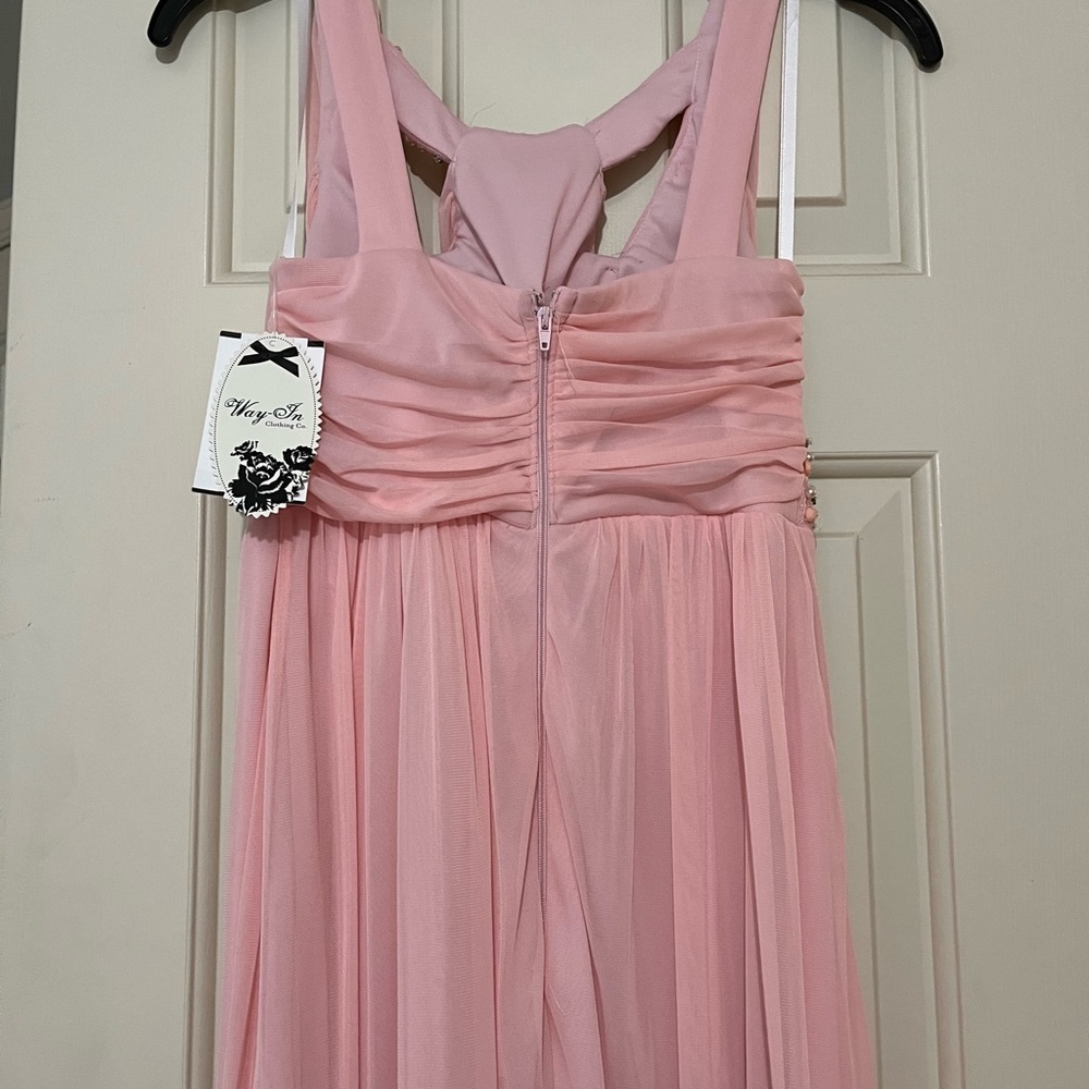 Junior size 3.  ,beautiful pink color with beads